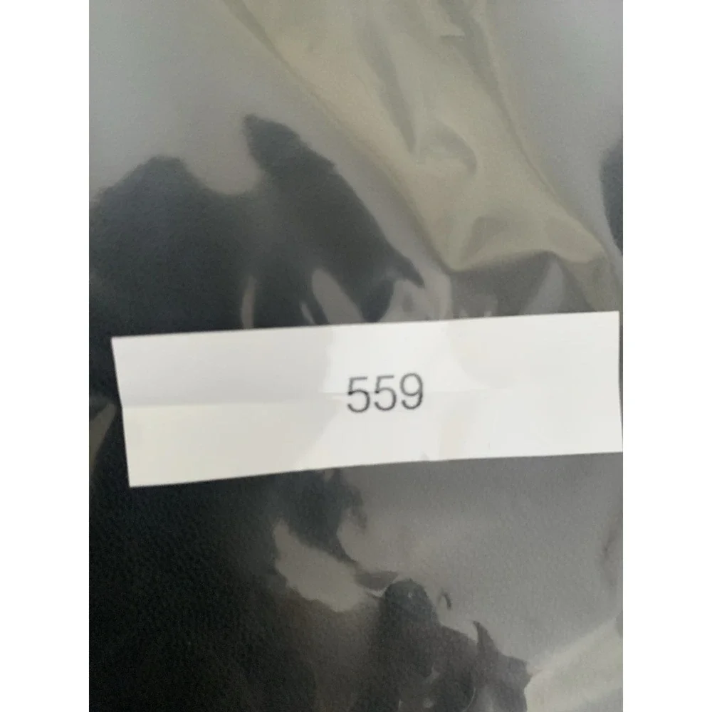 Abercrombie Fitch  Straight Ultra High Rise Curve Love 27 /4 Vegan Leather New - Picture 8 of 8